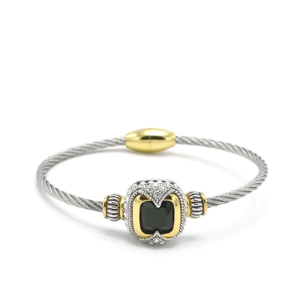 DIAMOND CABLE ROPE BRACELET - Picture 8 of 12